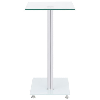 Bijzettafel U-Vormig 45X30X58 Cm Gehard Glas Transparant