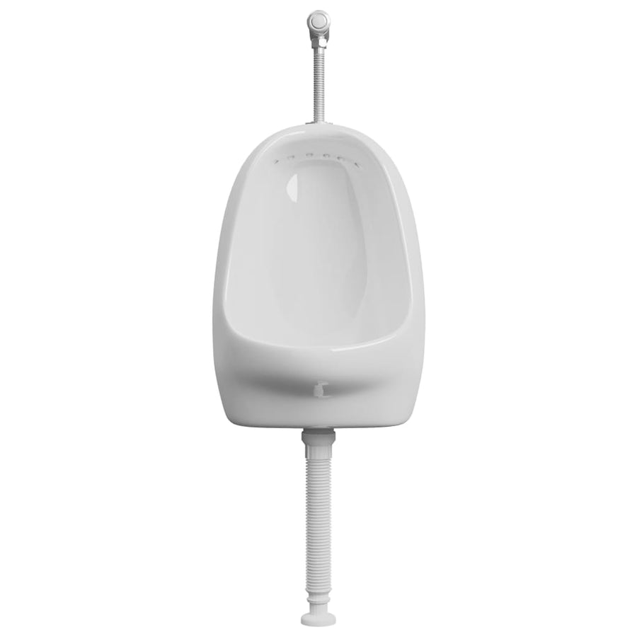 Wandurinoir Met Spoelklep Keramiek Wit