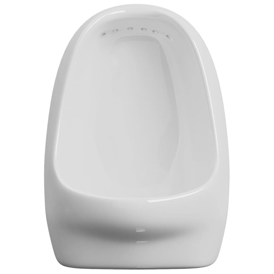 Wandurinoir Met Spoelklep Keramiek Wit