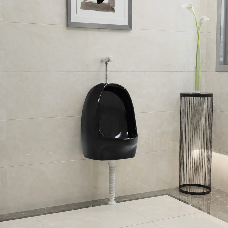Wandurinoir Met Spoelklep Keramiek Wit