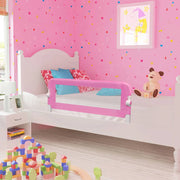 Bedhekje 120x42 cm roze polyester