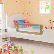 Bedhekje 120x42 cm polyester taupe
