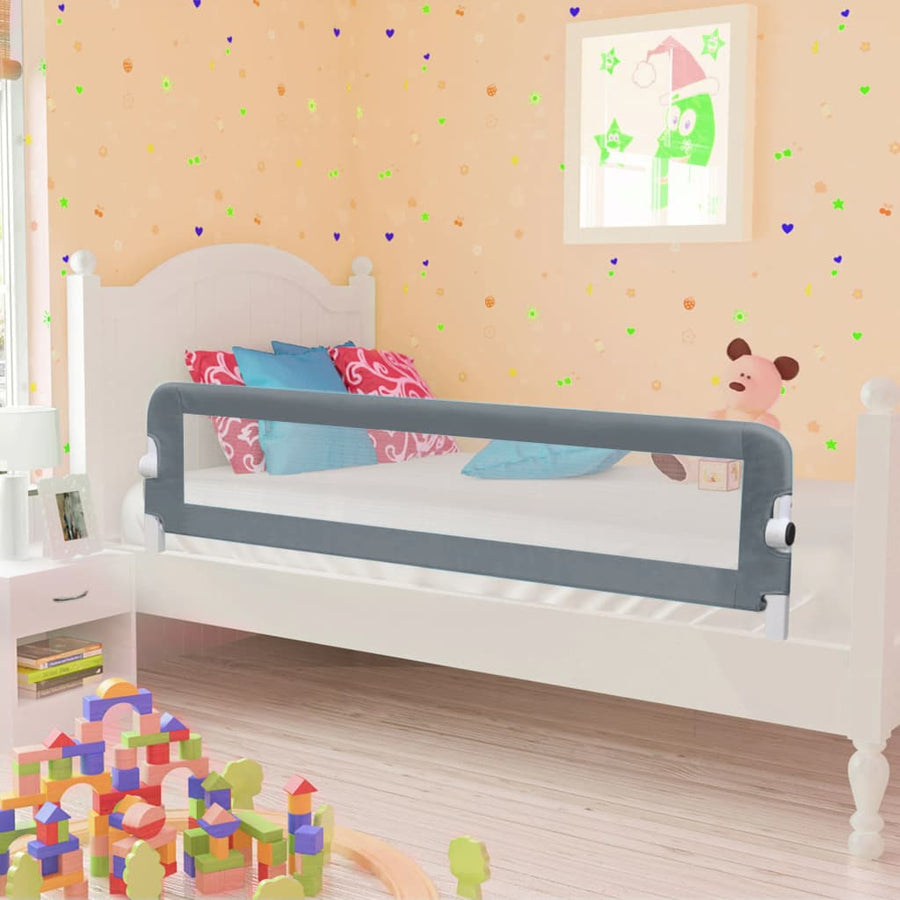 Bedhekje Peuter Polyester 120 x 42 cm Grijs