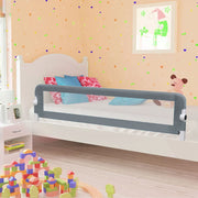 Bedhekje 180x42 cm polyester grijs