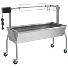Barbecue met draaispit en elektrische motor 129x55x100 cm