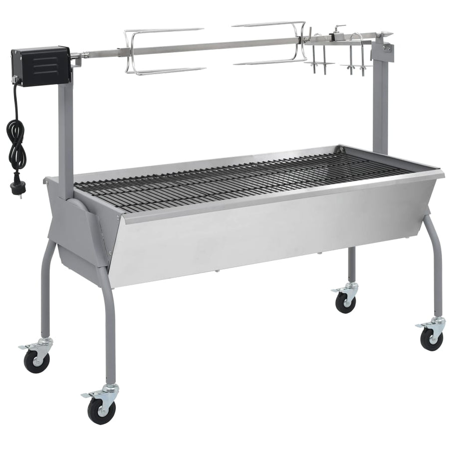 Draaispit Barbecue Met Elektrische Motor