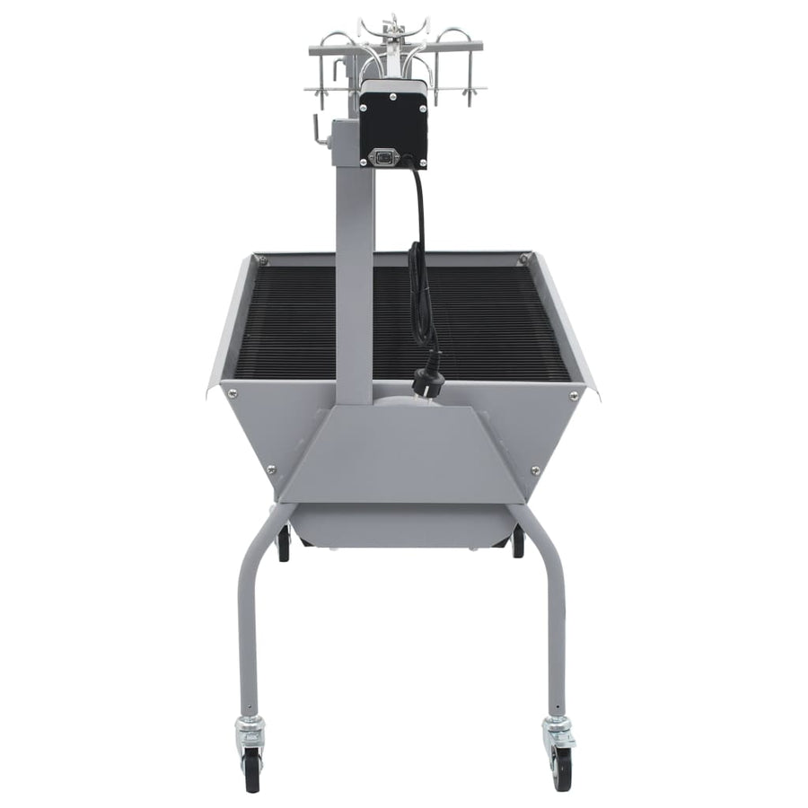 Draaispit Barbecue Met Elektrische Motor
