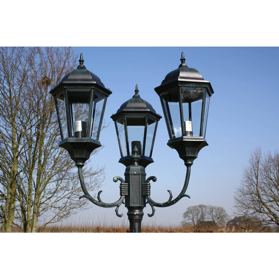 Tuinlantaarn Brighton -Arms 20 Cm Donkergroen/Zwart 3