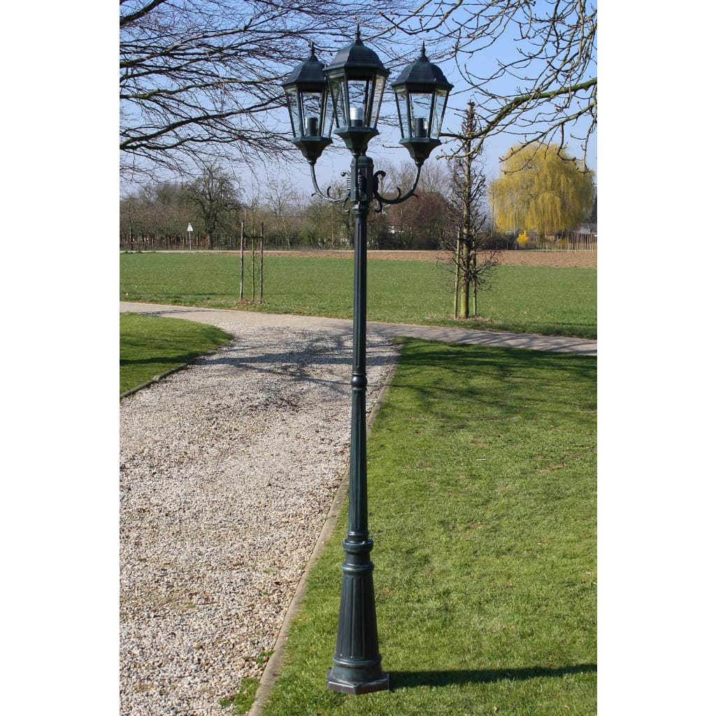 Tuinlantaarn Brighton -Arms 20 Cm Donkergroen/Zwart 3