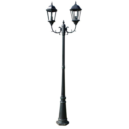 Tuinlantaarn Met Armen 30 Cm Aluminium Donkergroen/Zwart 2
