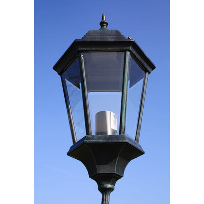 Tuinlantaarn Met Armen 30 Cm Aluminium Donkergroen/Zwart 2
