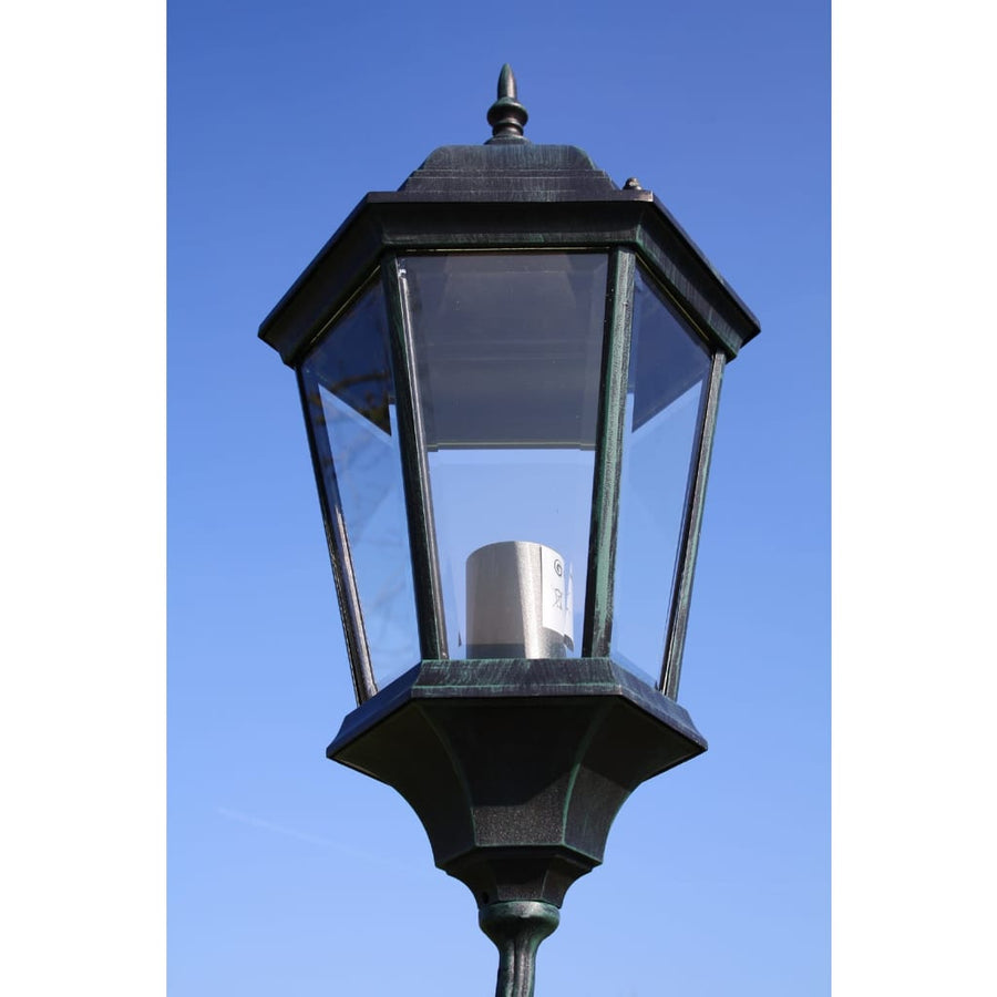 Tuinlantaarn Met Armen 30 Cm Aluminium Donkergroen/Zwart 2
