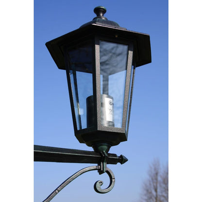 Tuinlantaarn Met Armen 25 Cm Aluminium /Zwart Donkergroen