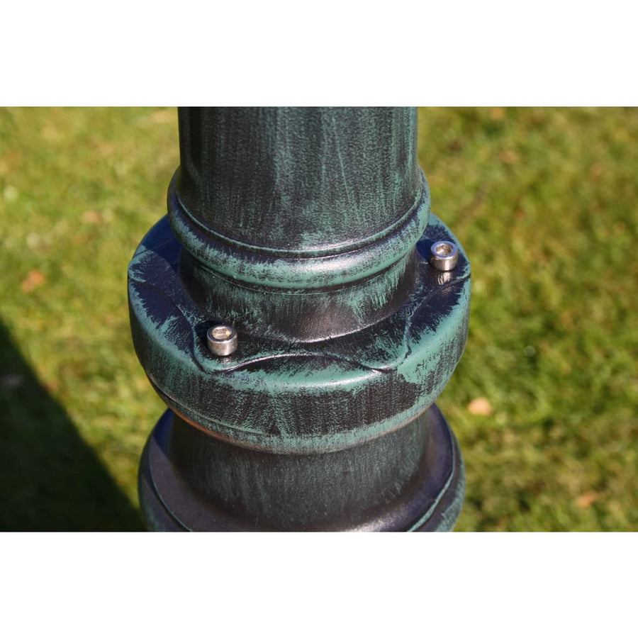 Tuinlantaarn Met Armen 25 Cm Aluminium /Zwart Donkergroen