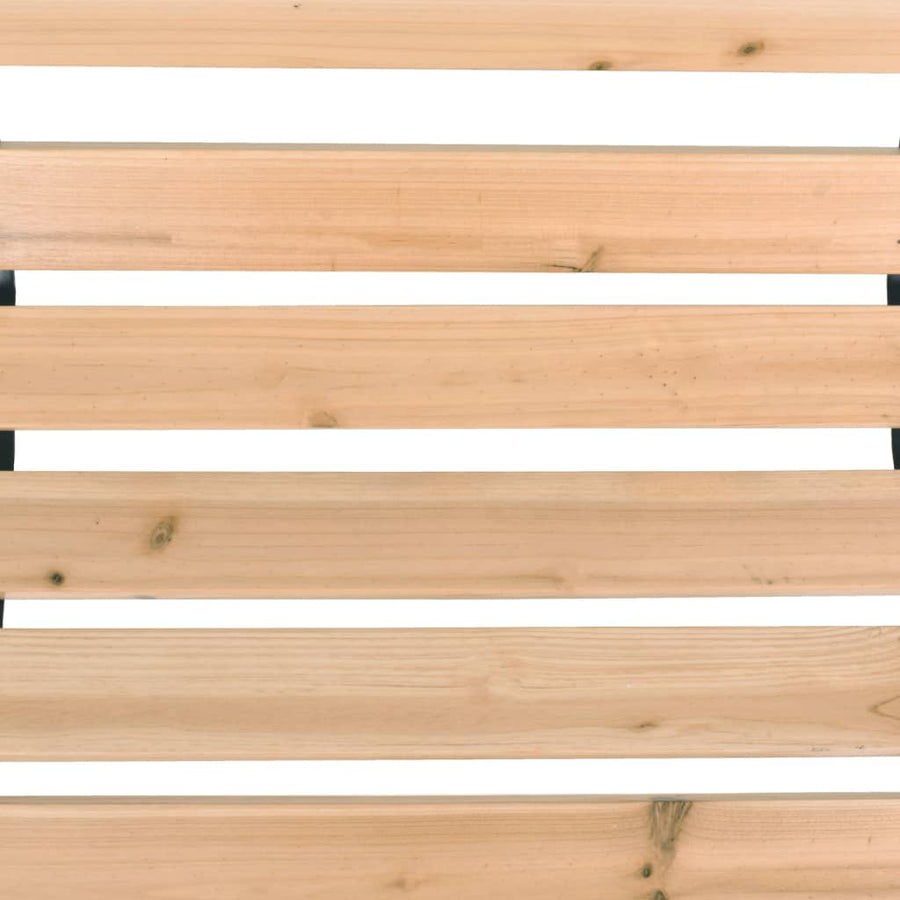 Tuinbank Hout 122 cm Rozen