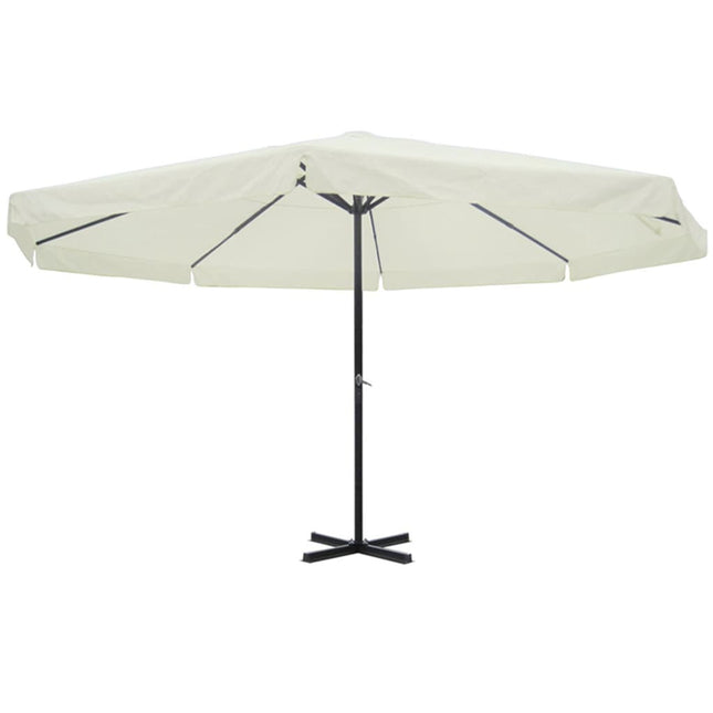 Parasol Samos Aluminium 500 cm Wit