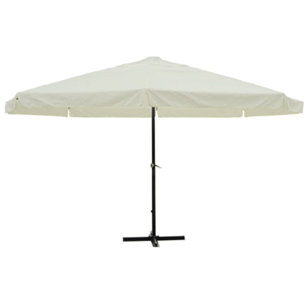 Parasol Samos Aluminium 500 cm Wit