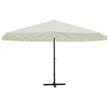 Parasol Samos Aluminium 500 cm Wit