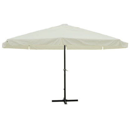 Parasol Samos Aluminium 500 cm Wit