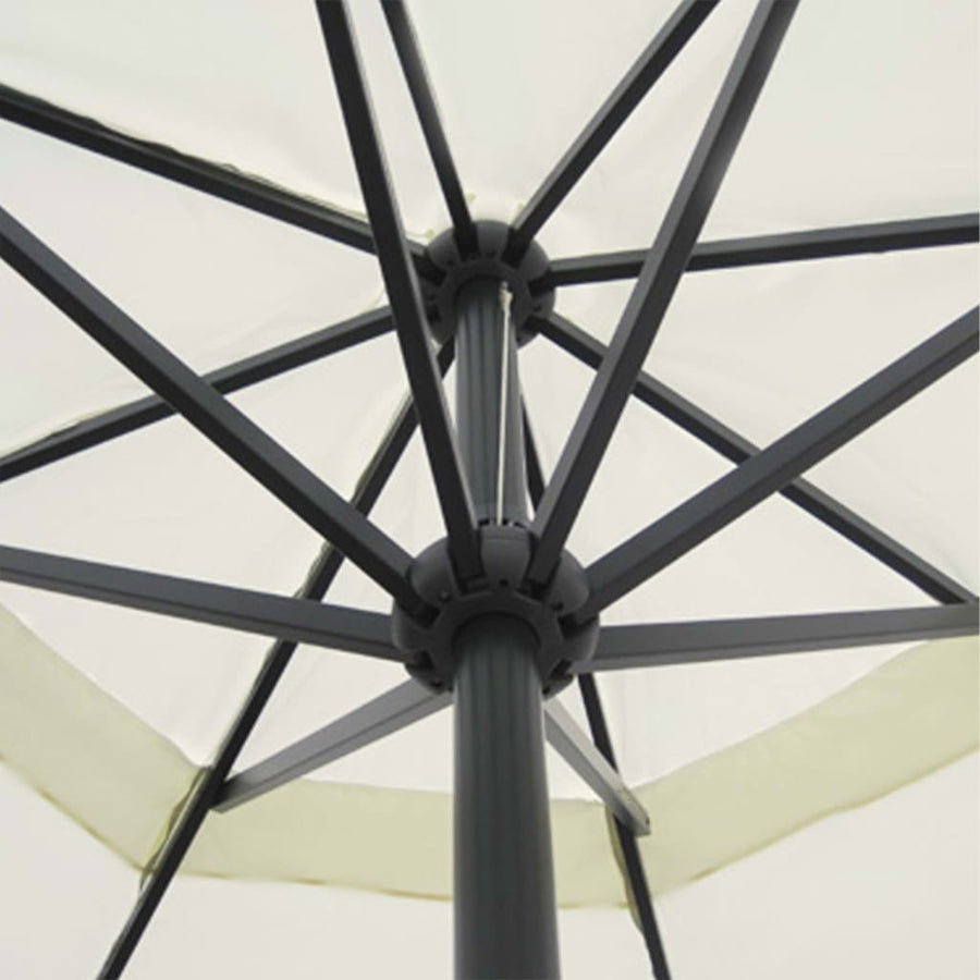 Parasol Samos Aluminium 500 cm Wit