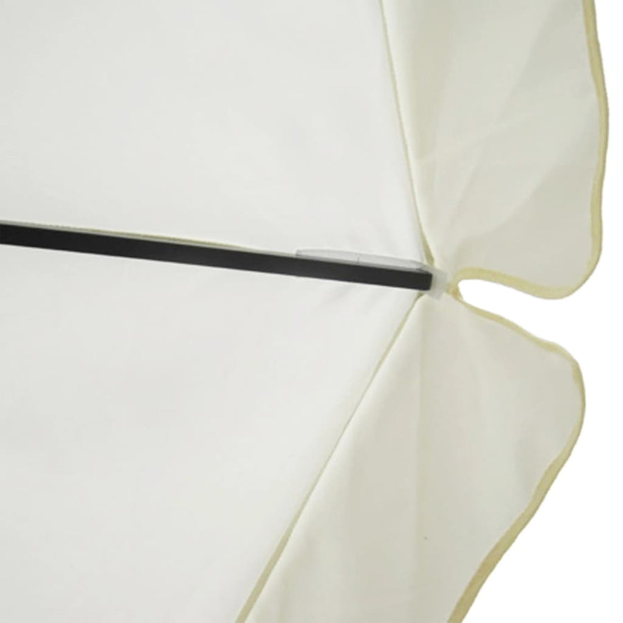 Parasol Samos Aluminium 500 cm Wit