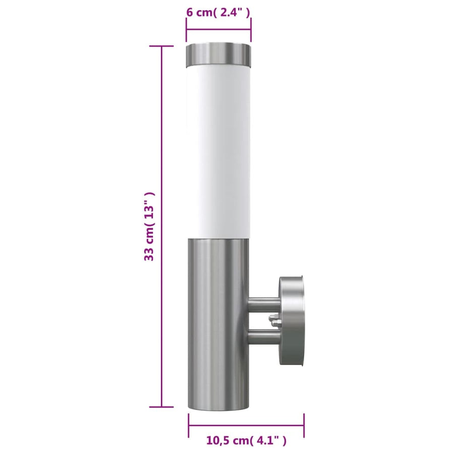 Wandlamp Voor Binnen En Buiten Waterdicht Rvs Nee