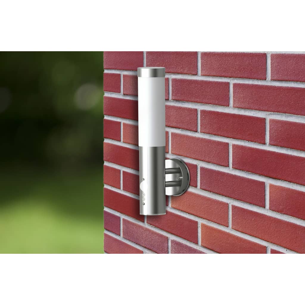 Buitenwandlamp Met Bewegingsdetector Roestvrij Staal Ja