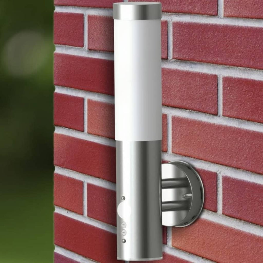 Buitenwandlamp Met Bewegingsdetector Roestvrij Staal Ja