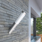 Buitenlamp RVS met sensor 36x6 cm IP44