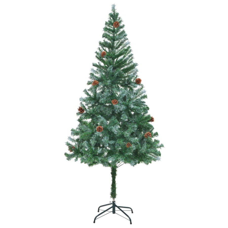 Kunstkerstboom met dennenappels 180 cm