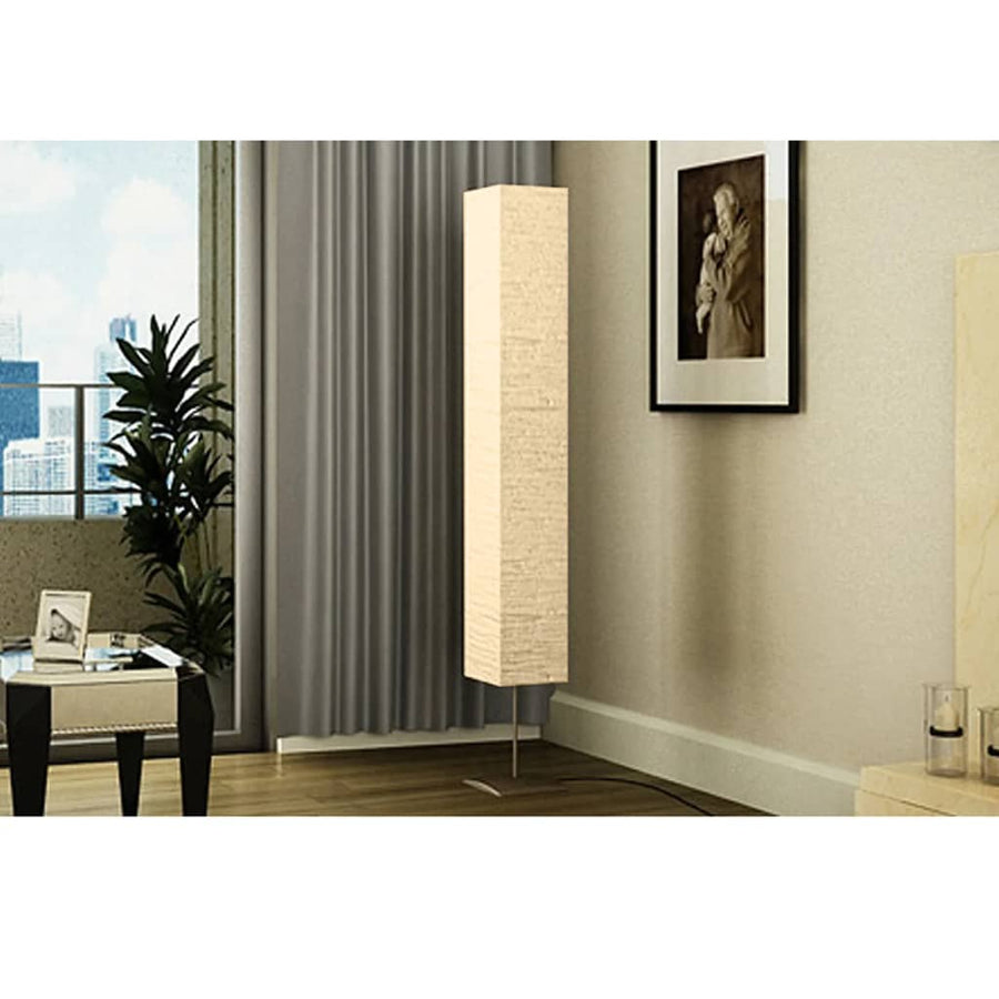 Vloerlamp Met Stalen Standaard Beige 170 cm