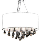 Kroonluchter 85 kristallen 45 cm wit