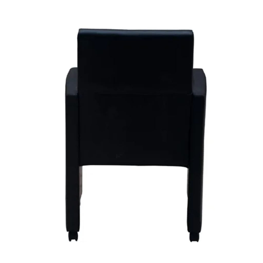 Eetkamerstoelen Kunstleer 2 Zwart
