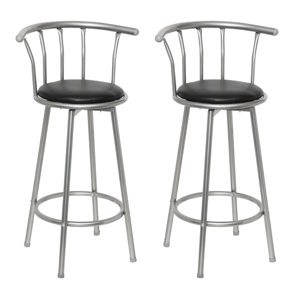 Barstoelen Kunstleer Zwart