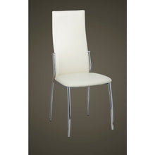 Eetkamerstoelen Kunstleer 4 Wit
