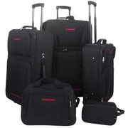 Reisbagage set 5-delig zwart