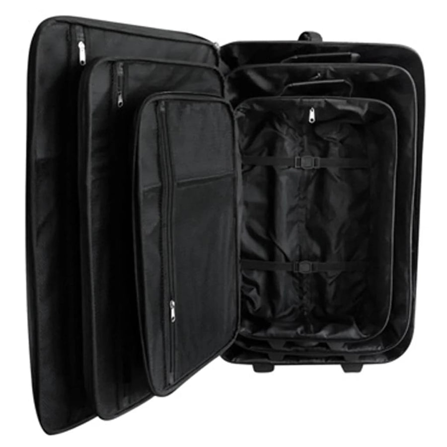 Reisbagage set zwart 5-delig Zwart