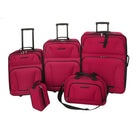 Reisbagage set 5-delig rood