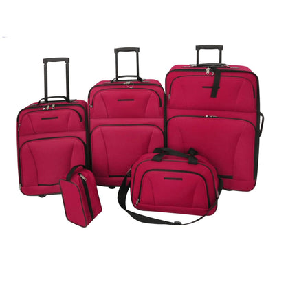 Reisbagage set rood 5-delig Rood