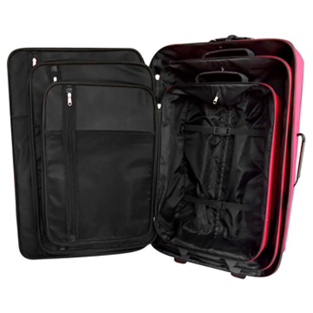 Reisbagage set rood 5-delig Rood