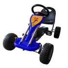 Go-kart with pedals blue