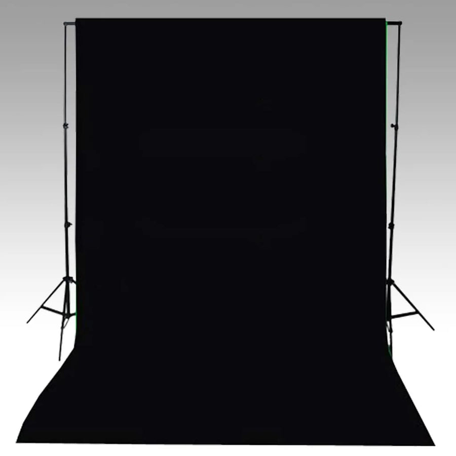 Achtergrond Katoen 600 x 300 cm Zwart