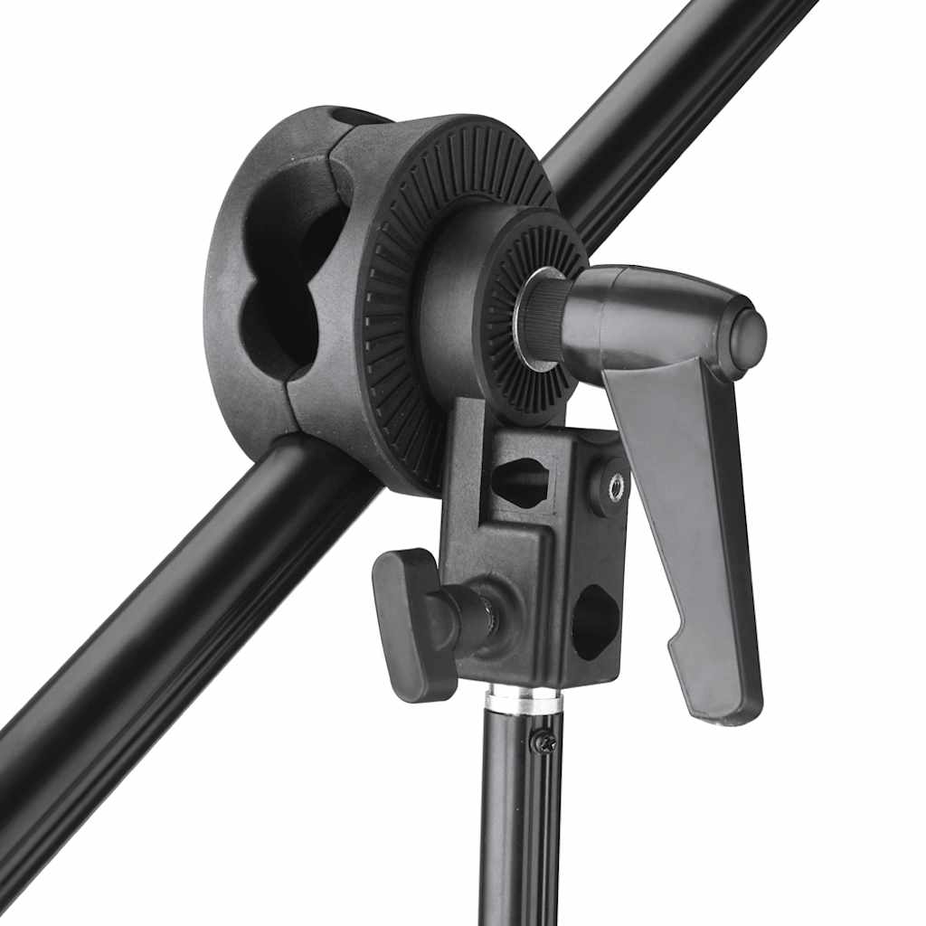 Verlichtingsset Met 3 Fotolampen Met Statief En Softbox Lichtbruin