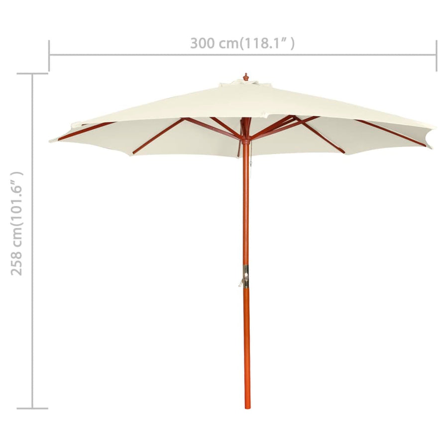 Parasol 300X258 Cm Zandwit