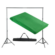Achtergrondsysteem 300x300 cm groen katoen