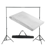 Achtergrondsysteem 300x300 cm wit aluminium