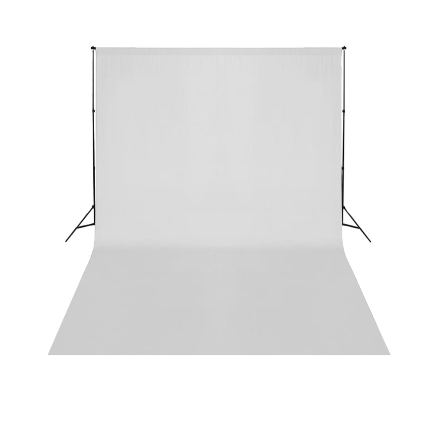 Telescopisch Achtergrondsysteem En Te Achtergrond 3X5 M 500 x 300 cm Wit