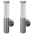 Buitenlamp RVS Savona set van 2