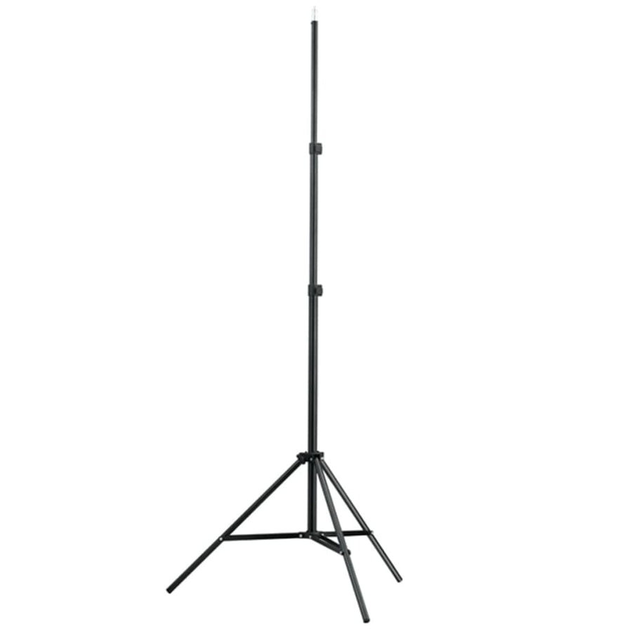 Studioset Met E Achtergrond En Lampen 600X300 Cm Zwart