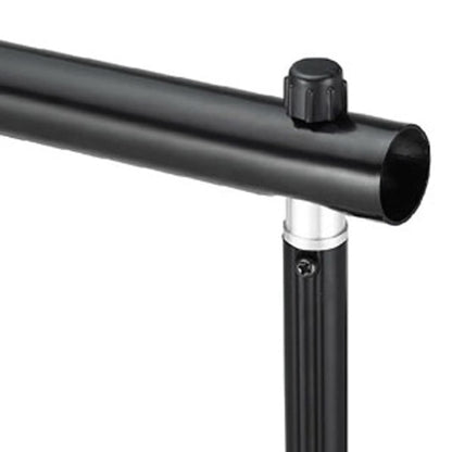 Studioset Met E Achtergrond En Lampen 600X300 Cm Zwart